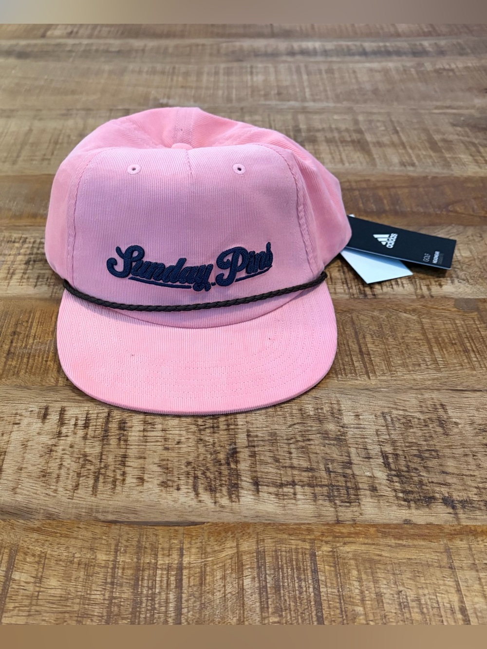 NWT Adidas ‘Sunday Pins’ Leather Cord Corduroy Hat